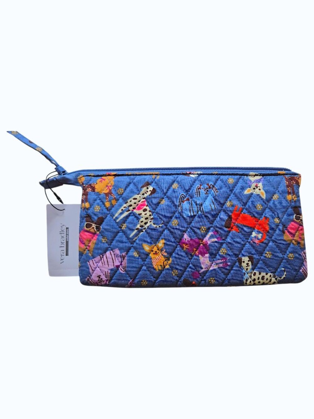Vera Bradley Outlet Essential Trio Clutch Bark Park Cotton Quilted Wallet